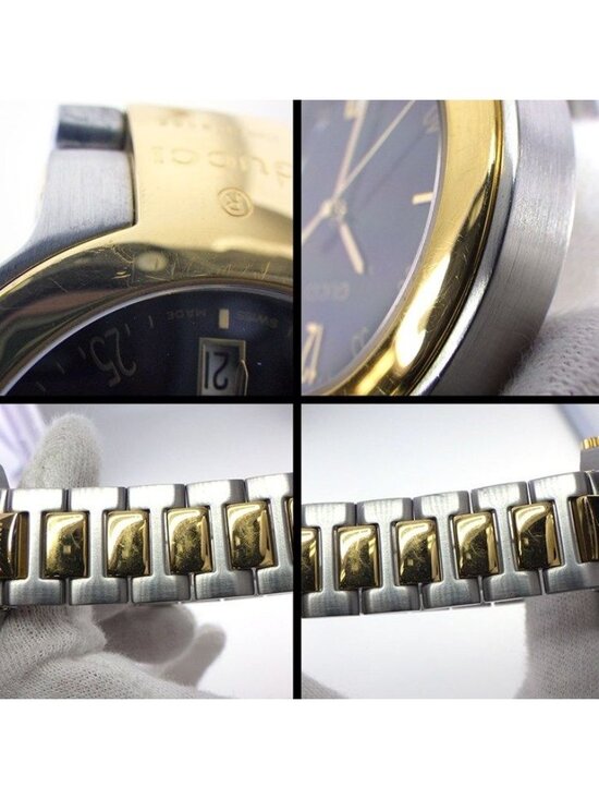 Gucci Watch Black Dial Date SS Quartz Analog main image 4
